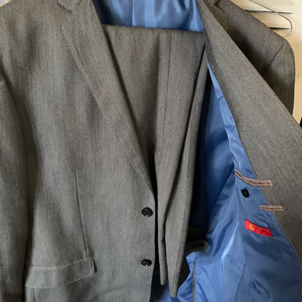 Two piece suit gray barely used